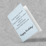 Happy Birthday Funny Gezegde Kaart<br><div class="desc">Dit ontwerp is gemaakt met behulp van digitale kunst. Het kan in het gebied worden aangepast door de klik aan te passen en de naam, initialen of woorden aan te passen. U kunt de tekstkleur en de stijl ook veranderen of de tekst voor een slechts ontwerp van het afbeelding schrappen....</div>