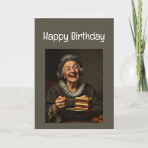Happy Birthday Funny Lie over je leeftijd Kaart