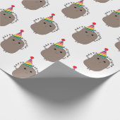 Happy Birthday Funny Potato Cadeaupapier (Hoek)