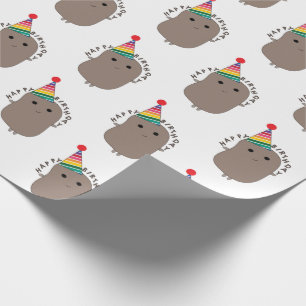 Happy Birthday Funny Potato Cadeaupapier