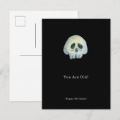 Happy Birthday Funny Skeleton Card Briefkaart (Voorkant / Achterkant)