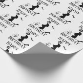 Happy Birthday Funny Teckel Inpakpapier (Hoek)