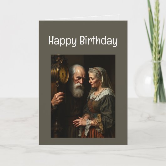 Happy Birthday Funny Time verrast je Kaart (Voorkant)