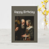 Happy Birthday Funny Time verrast je Kaart (Gele Bloem)