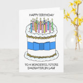 Happy Birthday Future Daughter in Law Kaart (Gele Bloem)