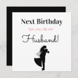 Happy Birthday Future Husband Feestdagenkaart<br><div class="desc">Happy Birthday Future Husband Holiday Kaart.</div>