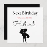 Happy Birthday Future Husband Feestdagenkaart<br><div class="desc">Happy Birthday Future Husband Holiday Kaart.</div>