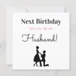 Happy Birthday Future Husband Feestdagenkaart<br><div class="desc">Happy Birthday Future Husband Holiday Kaart.</div>