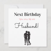 Happy Birthday Future Husband Feestdagenkaart (Voorkant)