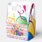 Happy Birthday Gable Favor Box Bedankdoosjes (Geopend)