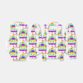 Happy Birthday Gable Favor Box Candles Bedankdoosjes (Uitgevouwen)