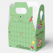 Happy Birthday Gable Favor Box December 2022 Bedankdoosjes (Geopend)