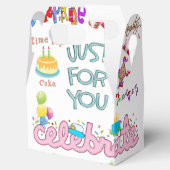 Happy Birthday Gable Favor Box Friends Family Bedankdoosjes (Geopend)