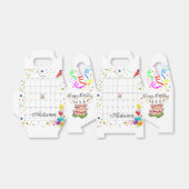 Happy Birthday Gable Favor Box January 2022 Bedankdoosjes (Uitgevouwen)