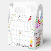 Happy Birthday Gable Favor Box January 2022 Bedankdoosjes (Geopend)