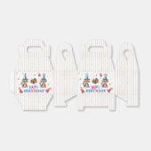 Happy Birthday Gable Favor Box Monkey Cupcake Bedankdoosjes (Uitgevouwen)