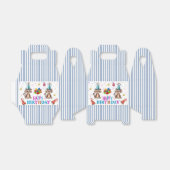 Happy Birthday Gable Favor Box Monkey Cupcake Bedankdoosjes (Uitgevouwen)