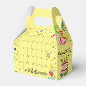 Happy Birthday Gable Favor Box Oktober 2022 Bedankdoosjes (Achterkant)