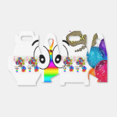 Happy Birthday Gable Favor Box Party Time Bedankdoosjes (Uitgevouwen)