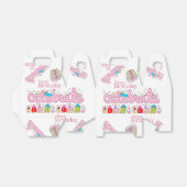 Happy Birthday Gable Favor Box Vieren Roze Bedankdoosjes (Uitgevouwen)