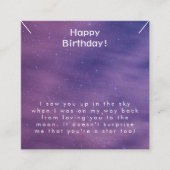 Happy Birthday Galaxy Love You Jewelry Kaart (Voorkant)