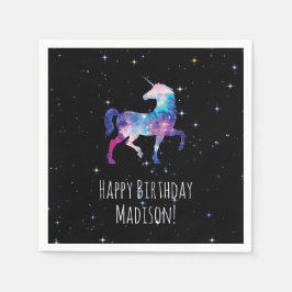 Happy Birthday Galaxy Unicorn Servet
