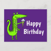 Happy Birthday Gator Briefkaart (Voorkant)