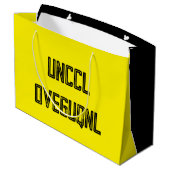 Happy Birthday gecodeerd met ROT13 Cipher Groot Cadeauzakje (Achterkant Gekanteld)