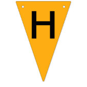 Happy Birthday Geel Groen Rood Zwart Kente Doek Vlaggetjes (Tweede vlag)