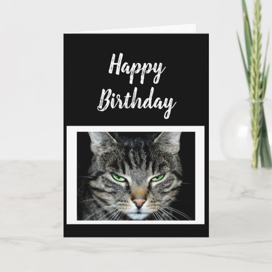 Happy Birthday geloof niet dat het een betere Humo Kaart (Voorkant)