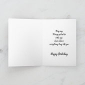 Happy Birthday geloof niet dat het een betere Humo Kaart (Binnen)