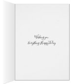 Happy Birthday Gemini vriend of familielid (Binnen (Rechts))