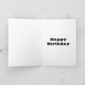 Happy Birthday Geometric shapes pop art punk Kaart (Binnen)