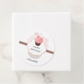 Happy Birthday | GEPERSONALISEERD | | Cupcake en S Bedankjes Labels (In situ)