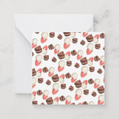 Happy Birthday | GEPERSONALISEERD | | Cupcake en S Notitiekaartje (Achterkant)