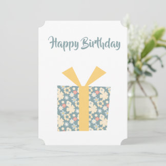 Happy Birthday gepersonaliseerde kaart