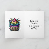 Happy Birthday Gepersonaliseerde LGBTQIA+ Kaart (Binnen)