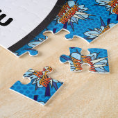 HAPPY BIRTHDAY Gepersonaliseerde stripboek Pop Art Legpuzzel (Zijkant)