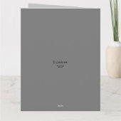 Happy Birthday Gevouwen Wenskaart Blank Binnen Kaart (Achterkant)