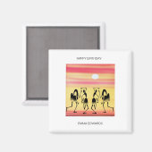 Happy Birthday Geweldige Break Dance Magneet (Voorkant / Achterkant)