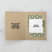 Happy Birthday geweldige zus foto groen Kaart (Binnen)