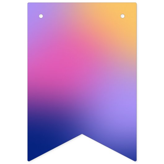 Happy Birthday Ggloing Neon Lights Rainbow Blend Vlaggetjes (Eerste vlag)