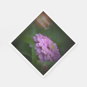 Happy Birthday Ggloing Zinnia Servet (Hoek)