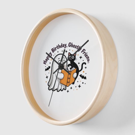 Happy Birthday Ghost Cat PNG - Spooky Schattige Cl (Hoek)