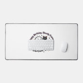 Happy Birthday Ghost Cat PNG - Spooky Schattige Cl Bureaumat (Keyboard & Muis)