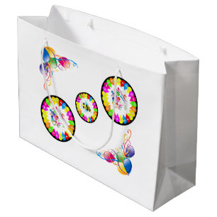 Happy Birthday Gift Bag Balloons Bumblebee Groot Cadeauzakje