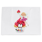 Happy Birthday Gift Bag Fairy Cupcake Groot Cadeauzakje (Voorkant)