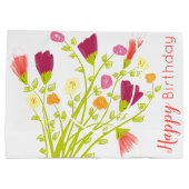 Happy Birthday Gift Bag Groot Cadeauzakje (Achterkant)