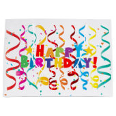 Happy Birthday Gift Bag Groot Cadeauzakje (Voorkant)