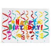 Happy Birthday Gift Bag Groot Cadeauzakje (Achterkant)